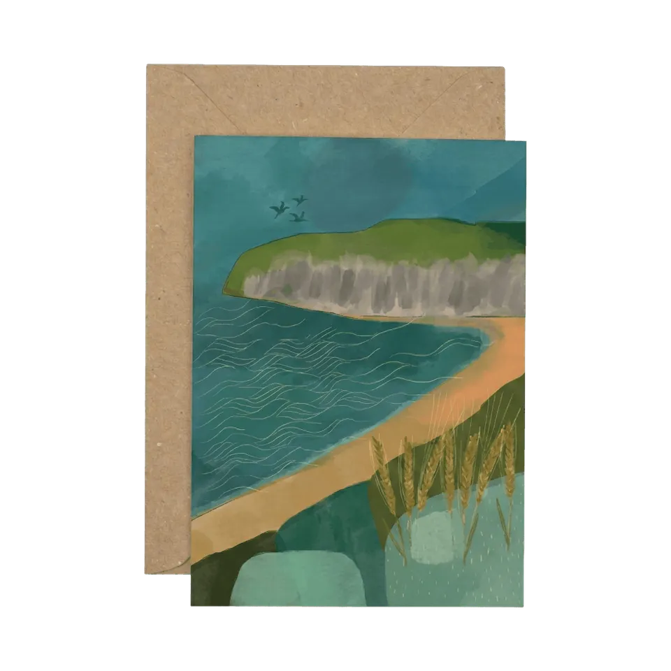 filey-bay-greetings-card-gru-karte image 1