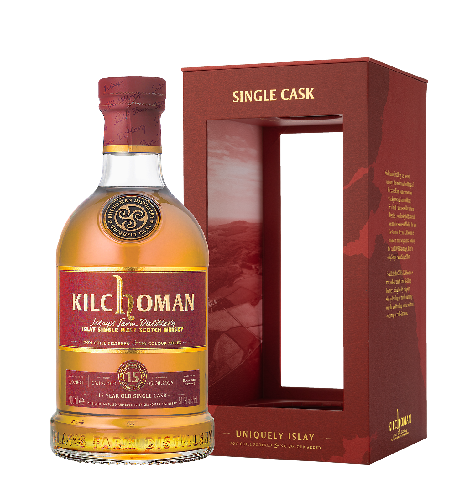 kilchoman-15-year-old-single-cask-single-malt-whisky-bourbon-barrel-nr-10-801-51 image 1