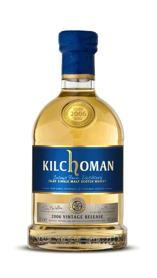 kilchoman-2006-vintage-islay-single-malt-scotch-whisky-bourbonfass image 1