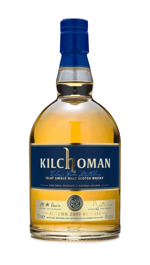 kilchoman-autumn-2009-release-single-malt-scotch-whisky-bourbon-mit-oloroso-fini image 1