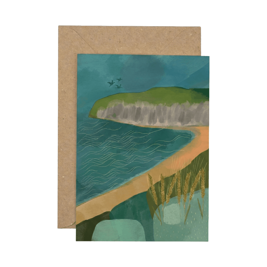 filey-bay-greetings-card-gru-karte image 1