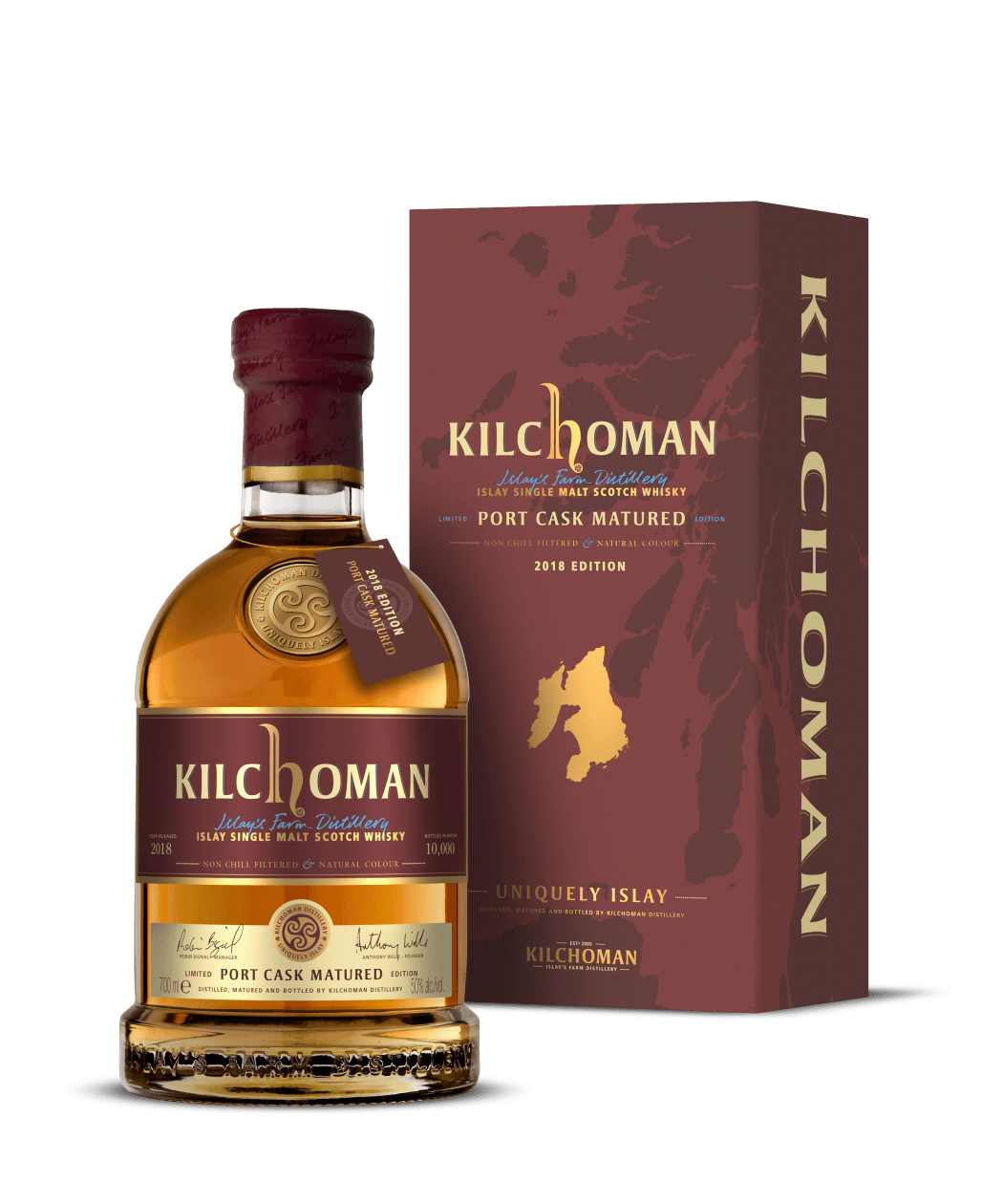 kilchoman-port-cask-matured-2018-islay-single-malt-whisky image 1