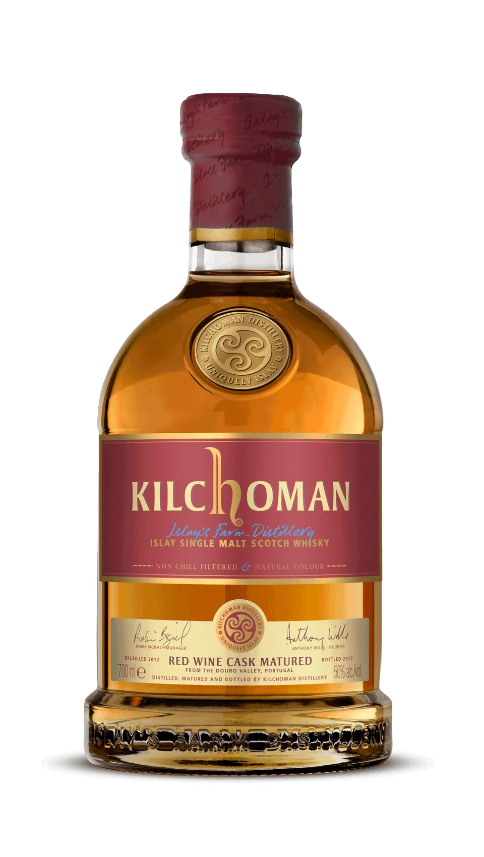 kilchoman-red-wine-cask-matured-islay-single-malt-whisky-2012 image 1