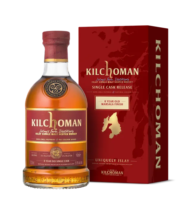 kilchoman-8-jahre-single-cask-18-881-marsala-finish-islay-single-malt-whisky image 1