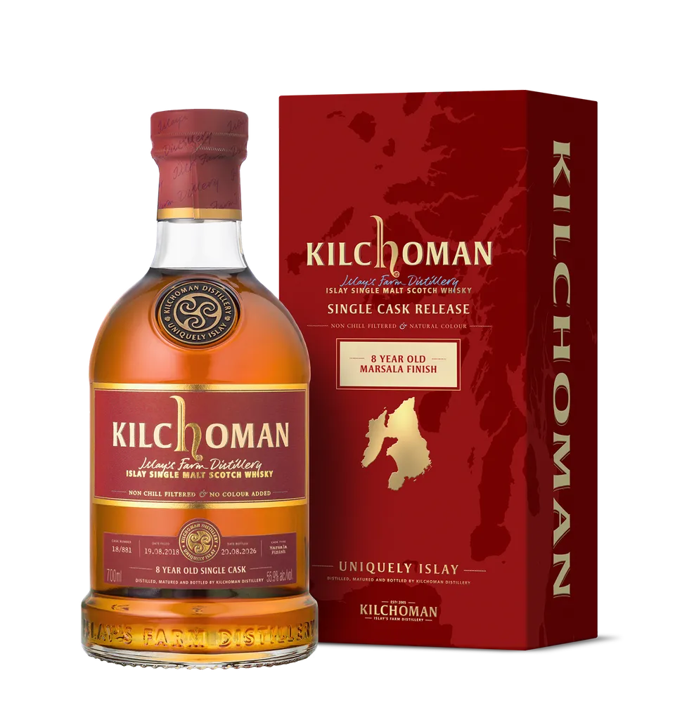 kilchoman-8-jahre-single-cask-18-881-marsala-finish-islay-single-malt-whisky image 1
