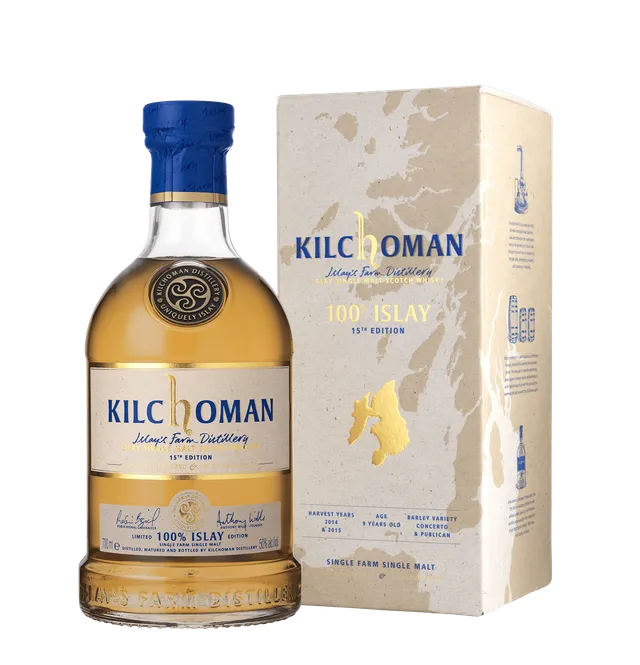 kilchoman-100-islay-15th-edition-islay-single-farm-single-malt-whisky image 1